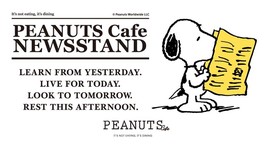 海外の「NEWSSTAND」をイメージしたPEANUTS Cafeのポップアップショップ