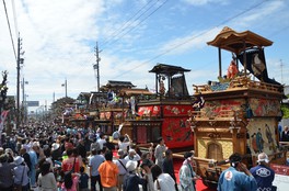 竹鼻祭の山車