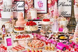 ストロベリー スイーツビュッフェ「ストロベリーホリック~Barbie in Paris~」