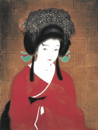 山川秀峰『紅衣』1924年(大正13年)頃