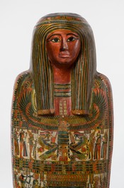 《神官ホル(ホルス)のカルトナージュとミイラ》(部分) 前760年~前558年ごろ