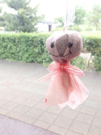ハーブのてるてる坊主づくり