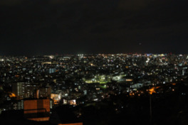 首里城公園 西のアザナから見晴らす那覇市街の街明かり