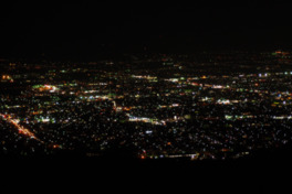 西蔵王公園 展望広場の夜景