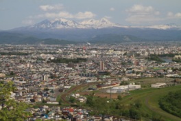 嵐山展望台からの眺望