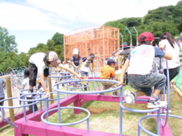 考えて体を動かすアスレチックが好評