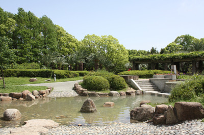 水辺もある都会のオアシス的な公園
