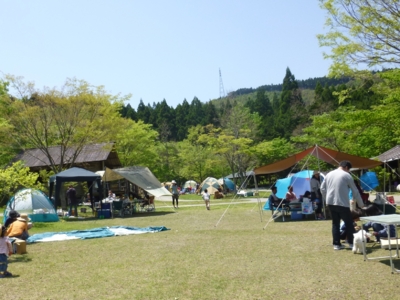 ゴールデンウィーク中のキャンプ場