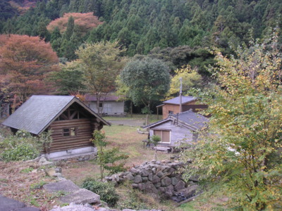 大自然に囲まれたキャンプ場