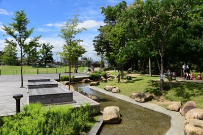 倉敷市の明るい未来の象徴としての願いが込められた公園