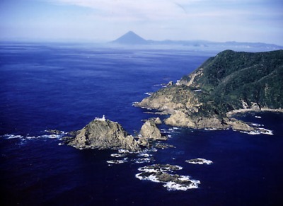 晴れた日には種子島や屋久島が見える