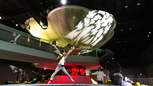 昼はアスレチック、夜は花火を楽しむ！