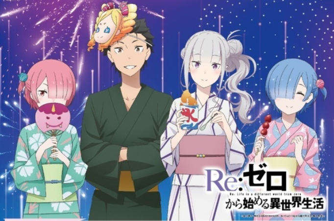 TVアニメ『リゼロ』4期、スバルやエミリアが浴衣姿の新ビジュアル解禁！「秋葉原電気街まつり」タイアップ、抽選で総額400万円分のお買物券も