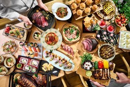 肉好きにはたまらないメニューがそろうグルメブッフェ