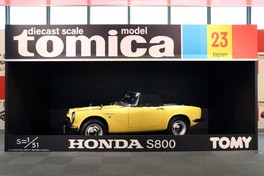 Hondaのトミカ約150台を展示