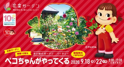 花と緑のガーデン パーティー ペコちゃんがやってくる 神奈川県 の情報 ウォーカープラス