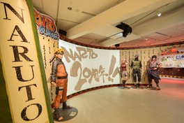 グランドオープン企画として実施される「NARUTO－ナルト－」のフィギュア＆ゲーム展示
