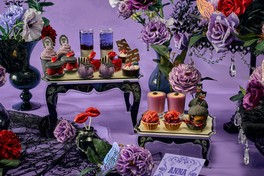 ファッションブランド「ANNA SUI」とコラボしたアフタヌーンティー