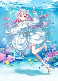 クラゲモチーフのドレスを着用した描き下ろし等身イラストは2種類登場