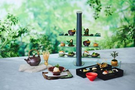 茶をテーマにした季節限定のアフタヌーンティー