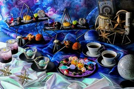 星をテーマにしたこだわりのスイーツやセイボリーを楽しめる