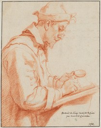 アンニーバレ・カラッチ《画家ルイージ・カルディ、通称チゴリの肖像》1604〜1609年ごろ