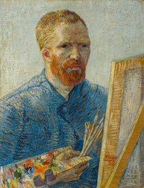 フィンセント・ファン・ゴッホ 《画家としての自画像》 1887年12月〜1888年2月