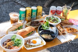 ベトナムの定番料理や最新グルメを味わえる  ※画像は過去の様子