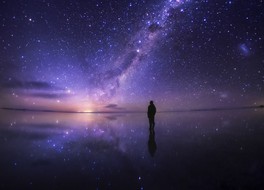 《銀河のほとりで》ボリビア、ウユニ塩湖