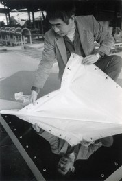 「国際鉄鋼彫刻シンポジウム」準備の様子(1969年)