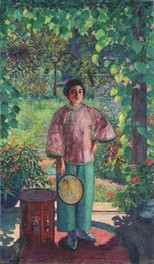 児島虎次郎『初秋』1927年　油彩、画布