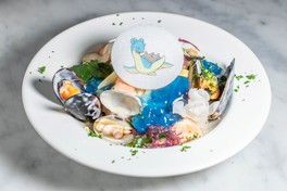 ラプラスのなみのりシーフードクリームパスタ