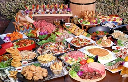 バラエティ豊かなメニューが食べ放題