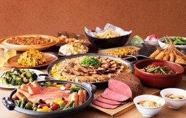26種類のフードと70種以上のドリンクが、時間無制限で食べ飲み放題