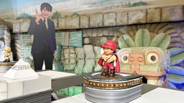 世界ふしぎ発見！のスタジオ体験ができる　※過去の展示の様子(写真は愛知会場)