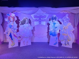 等身大スタンディが並ぶ『サンリオキャラクターズコラボ』エリア