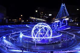 昨年の大垣駅南街区広場の様子