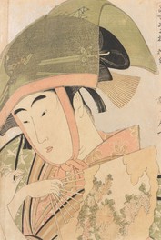 喜多川歌麿「当世踊子揃　吉原雀」