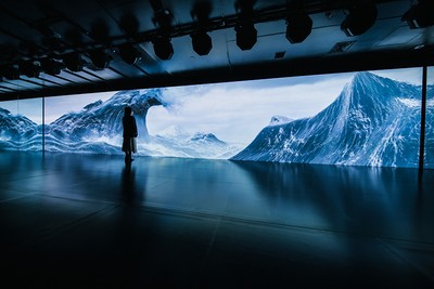 葛飾北斎の作品の世界に飛び込んだかのような感覚を体感できる
