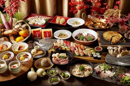 京都の秋冬の美味を集めた贅沢なメニューが楽しめる