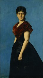 ジャン=ジャック・エンネル 「ノエツラン夫人の肖像」 油彩、カンヴァス　※画像転載不可