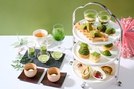 福寿園の抹茶を使用したスイーツが味わえる