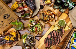 夏季限定のテラスBBQ