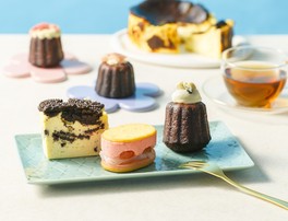 食べ比べにぴったりなカットケーキなどを豊富に用意