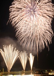 視界一面に花開く花火を目に焼き付けよう