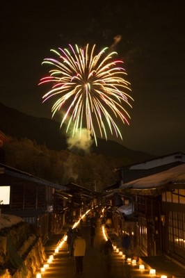 第21回 奈良井宿アイスキャンドル祭り 2月3日