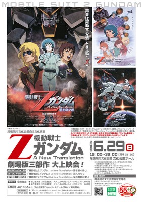 劇場版Ζガンダムポスター（公式公認ポスター第一部から第三部まで3枚）マスター品 劇場版Ζガンダムポスター（公式公認ポスター第一部から第三部