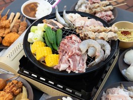 BBQをメインにしたビアガーデン