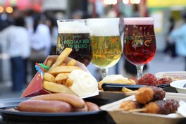 バラエティ豊かなベルギービールとフードが集結(画像は2024年のもの)