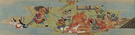 重要文化財 狩野元信 《酒伝童子絵巻》(部分) 三巻のうち下巻 大永2年(1522年)